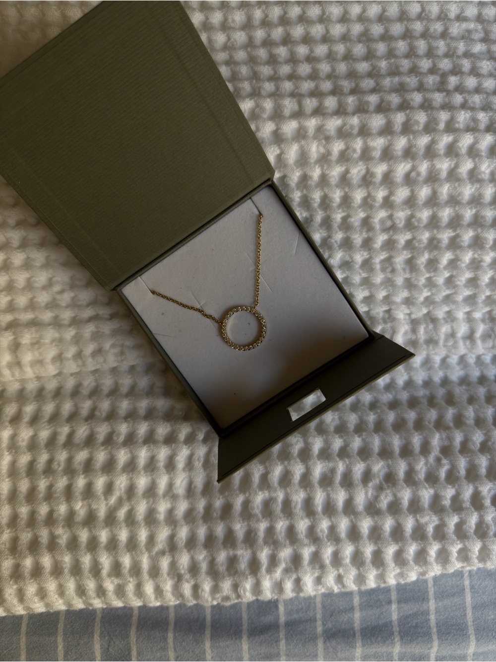 Coeur de Lion Necklace Sparkling Circle gold - crystal